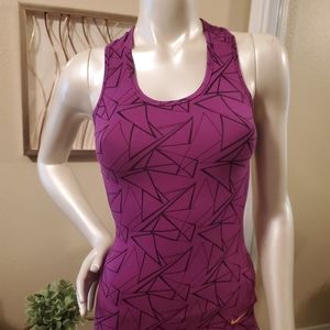 Purple Nike Dri-fit Workout Shirt